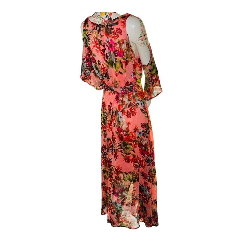 Floral Pink Maxi Dress - Picture 6 of 7